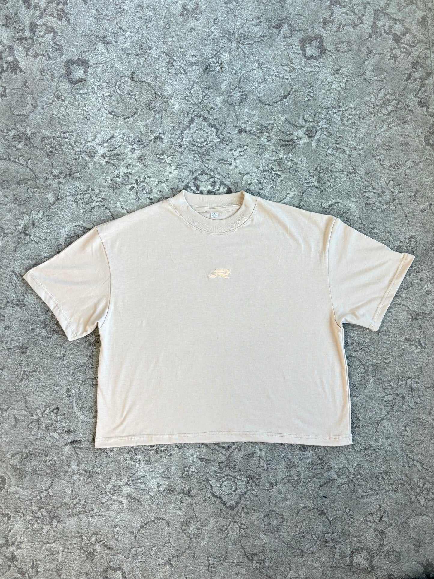 Beige Basic T-shirt