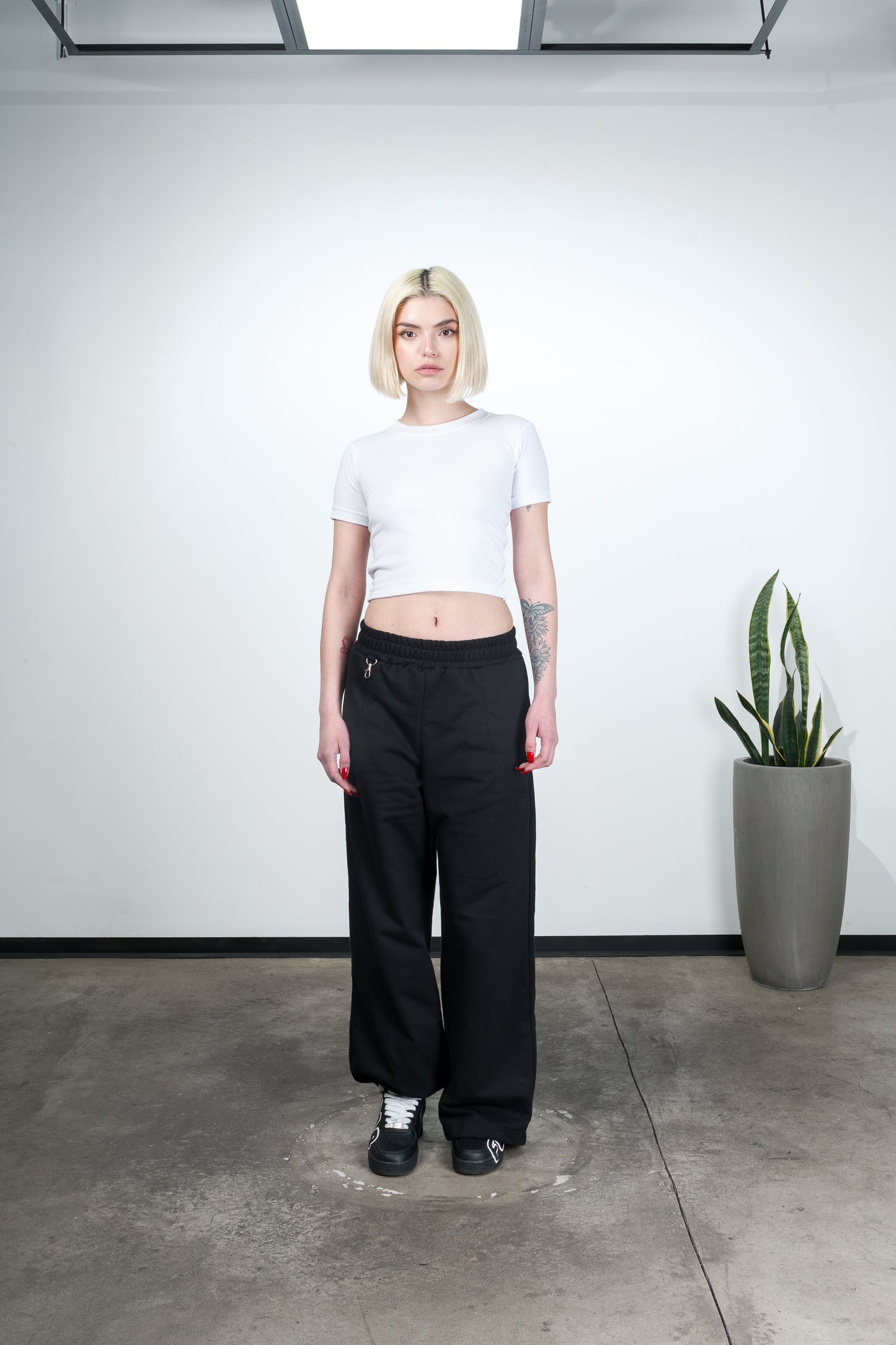 White Baby Tee