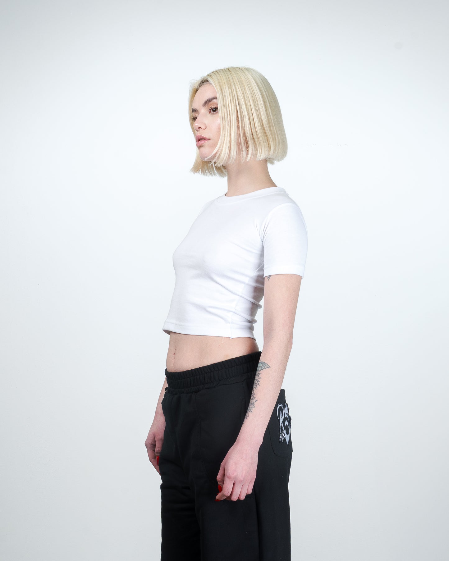 White Baby Tee